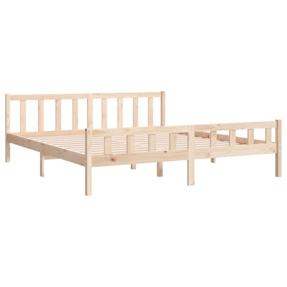 Bed Frame without Mattress Solid Wood 160x200 cm