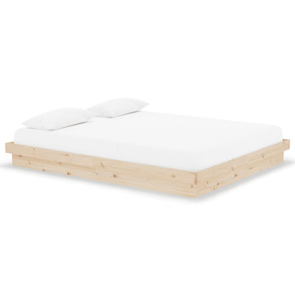 Bed Frame without Mattress Solid Wood 160x200 cm
