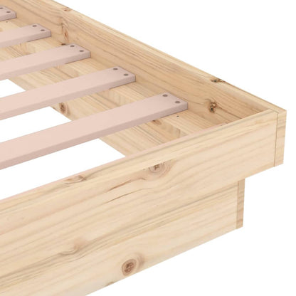 Bed Frame without Mattress Solid Wood 160x200 cm