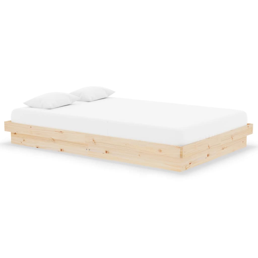 Bed Frame without Mattress Solid Wood Small Double