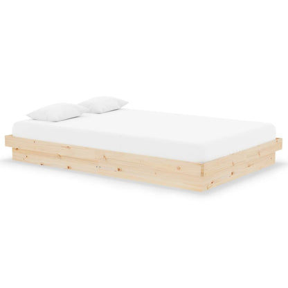 Bed Frame without Mattress Solid Wood Small Double