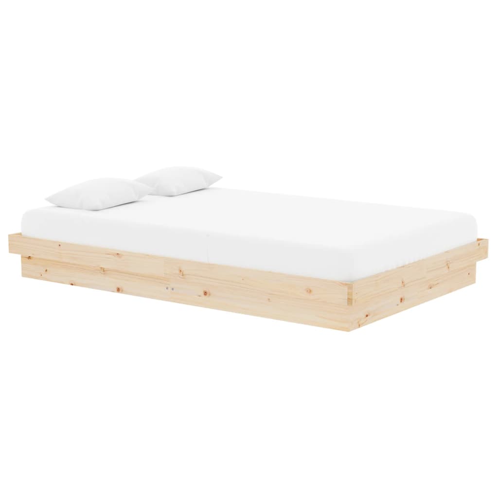 Bed Frame without Mattress Solid Wood Small Double