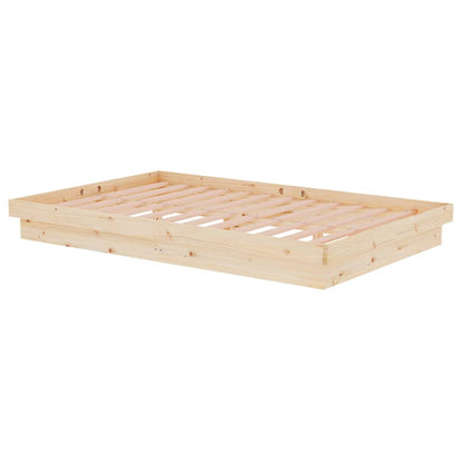 Bed Frame without Mattress Solid Wood Small Double