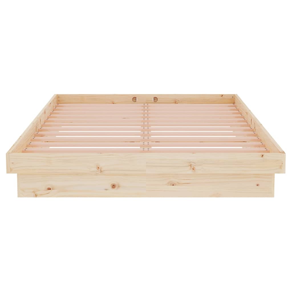 Bed Frame without Mattress Solid Wood Small Double