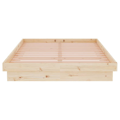 Bed Frame without Mattress Solid Wood Small Double