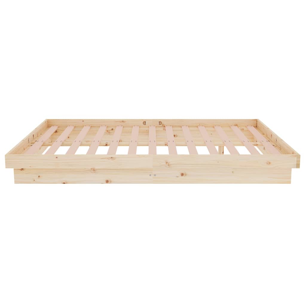 Bed Frame without Mattress Solid Wood Small Double