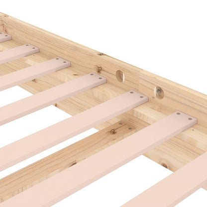 Bed Frame without Mattress Solid Wood Small Double