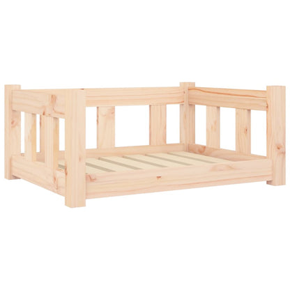 Dog Bed 65.5x50.5x28 cm Solid Wood Pine