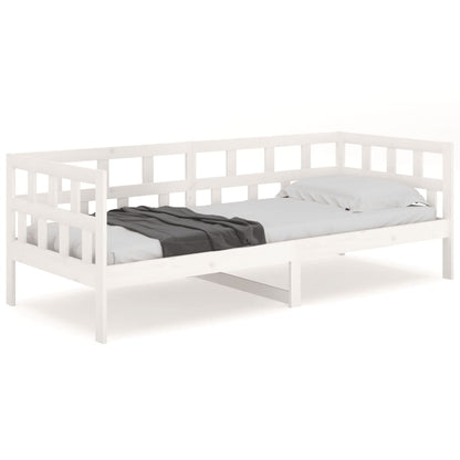 Day Bed without Mattress White Solid Wood Pine 80x200 cm