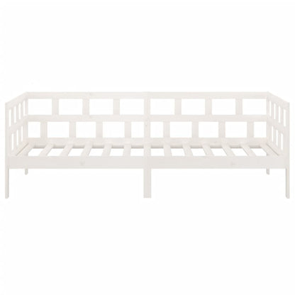 Day Bed without Mattress White Solid Wood Pine 80x200 cm