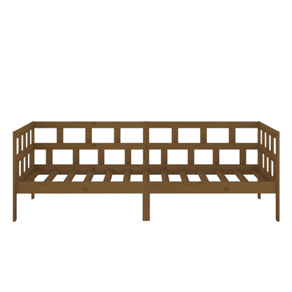Day Bed without Mattress Honey Brown Solid Wood Pine 80x200 cm
