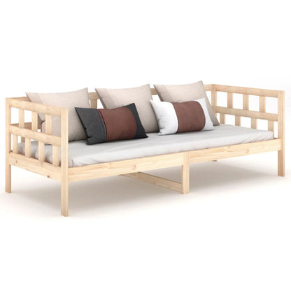 Day Bed without Mattress Solid Wood Pine 90x190 cm Single