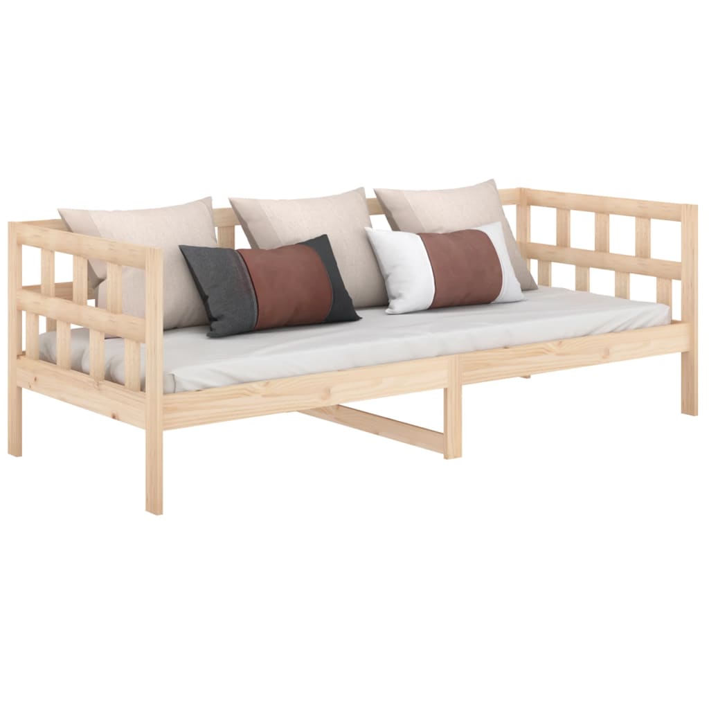 Day Bed without Mattress Solid Wood Pine 90x190 cm Single