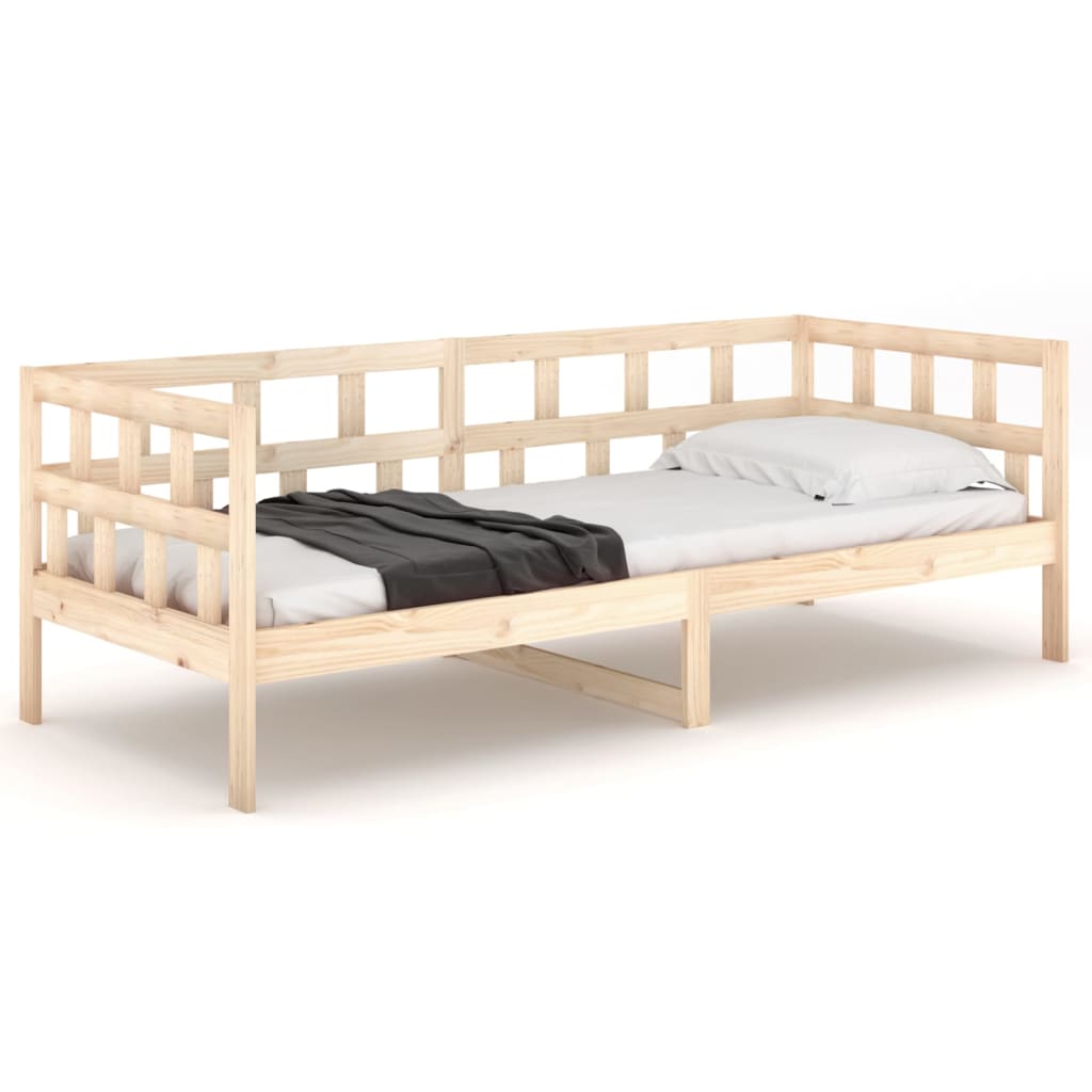 Day Bed without Mattress Solid Wood Pine 90x190 cm Single