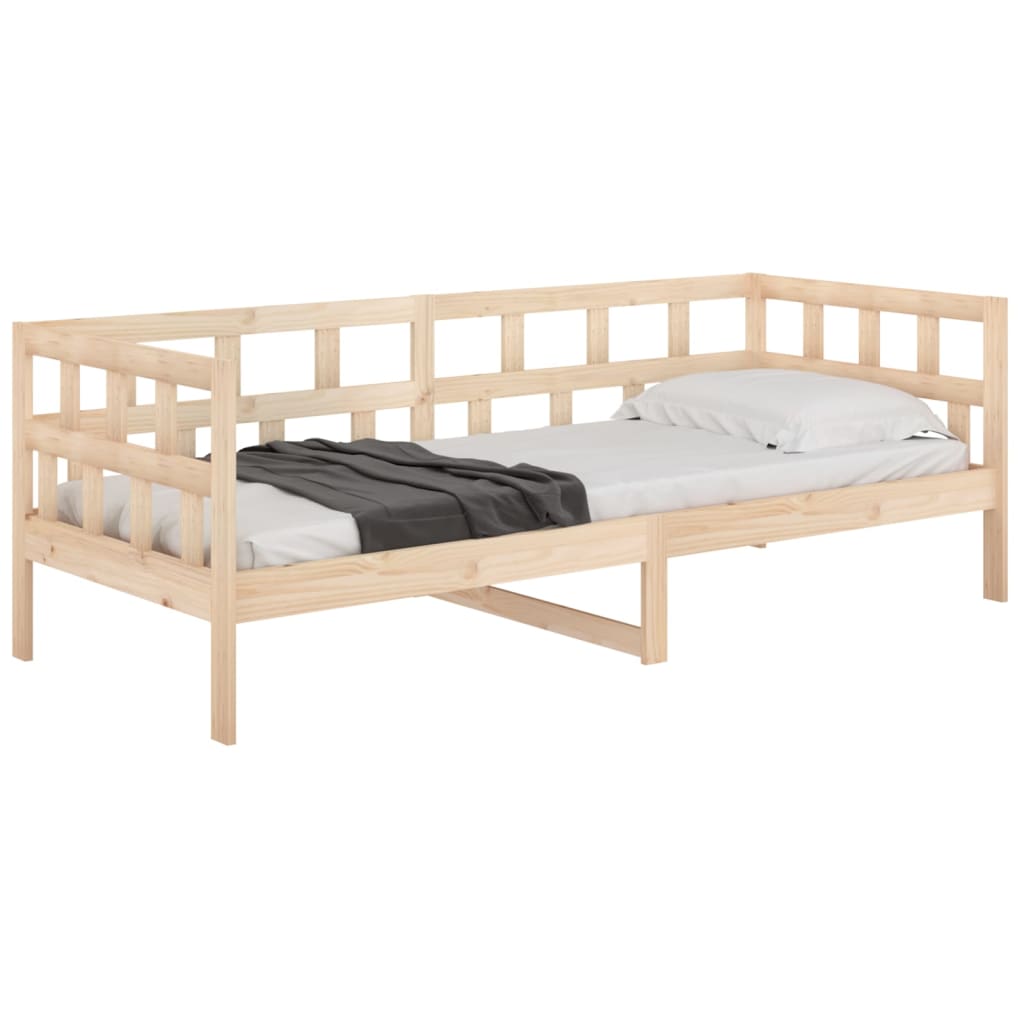 Day Bed without Mattress Solid Wood Pine 90x190 cm Single