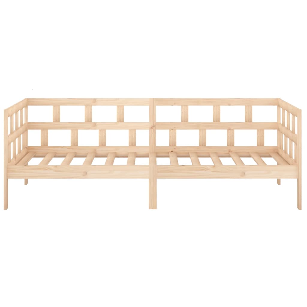 Day Bed without Mattress Solid Wood Pine 90x190 cm Single