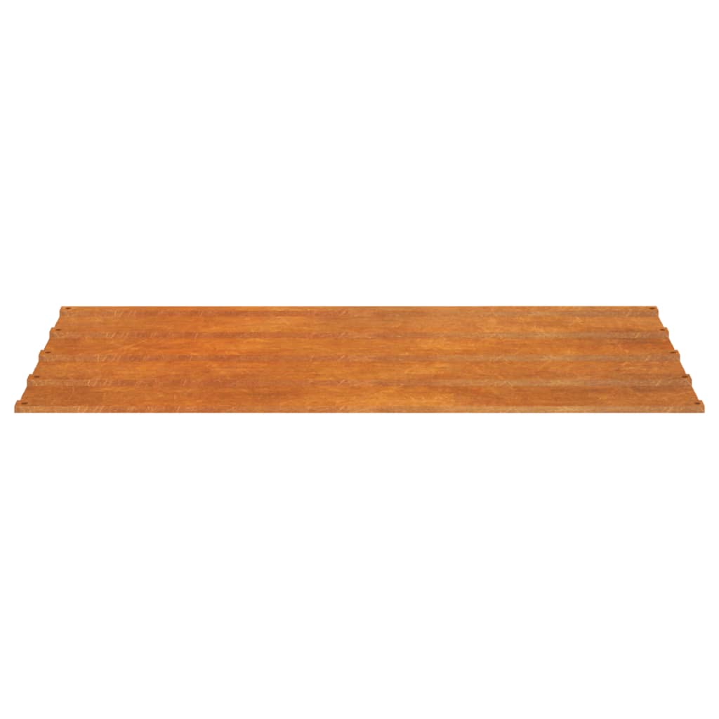 Roof Panels 12 pcs Rusty 80x44 cm Corten Steel