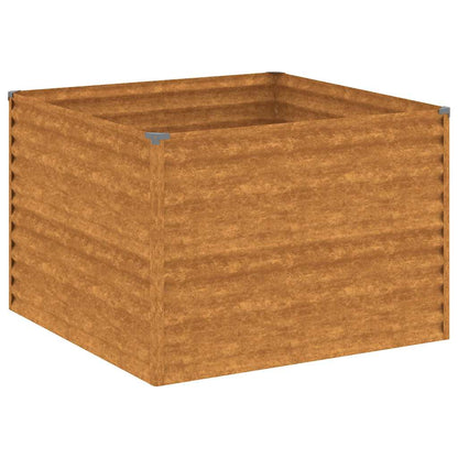 Garden Raised Bed 100x100x69 cm Corten Steel