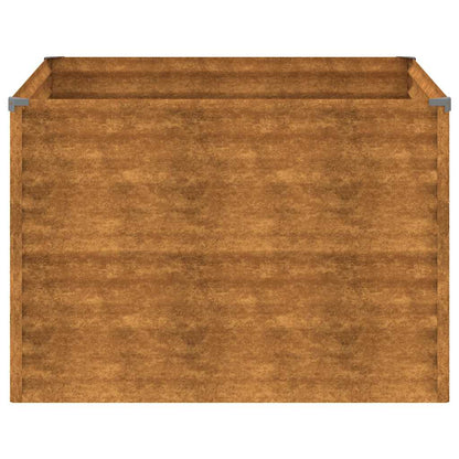 Garden Raised Bed 100x100x69 cm Corten Steel