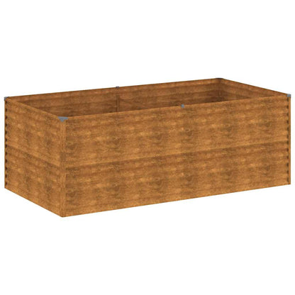 Garden Raised Bed 196x100x69 cm Corten Steel