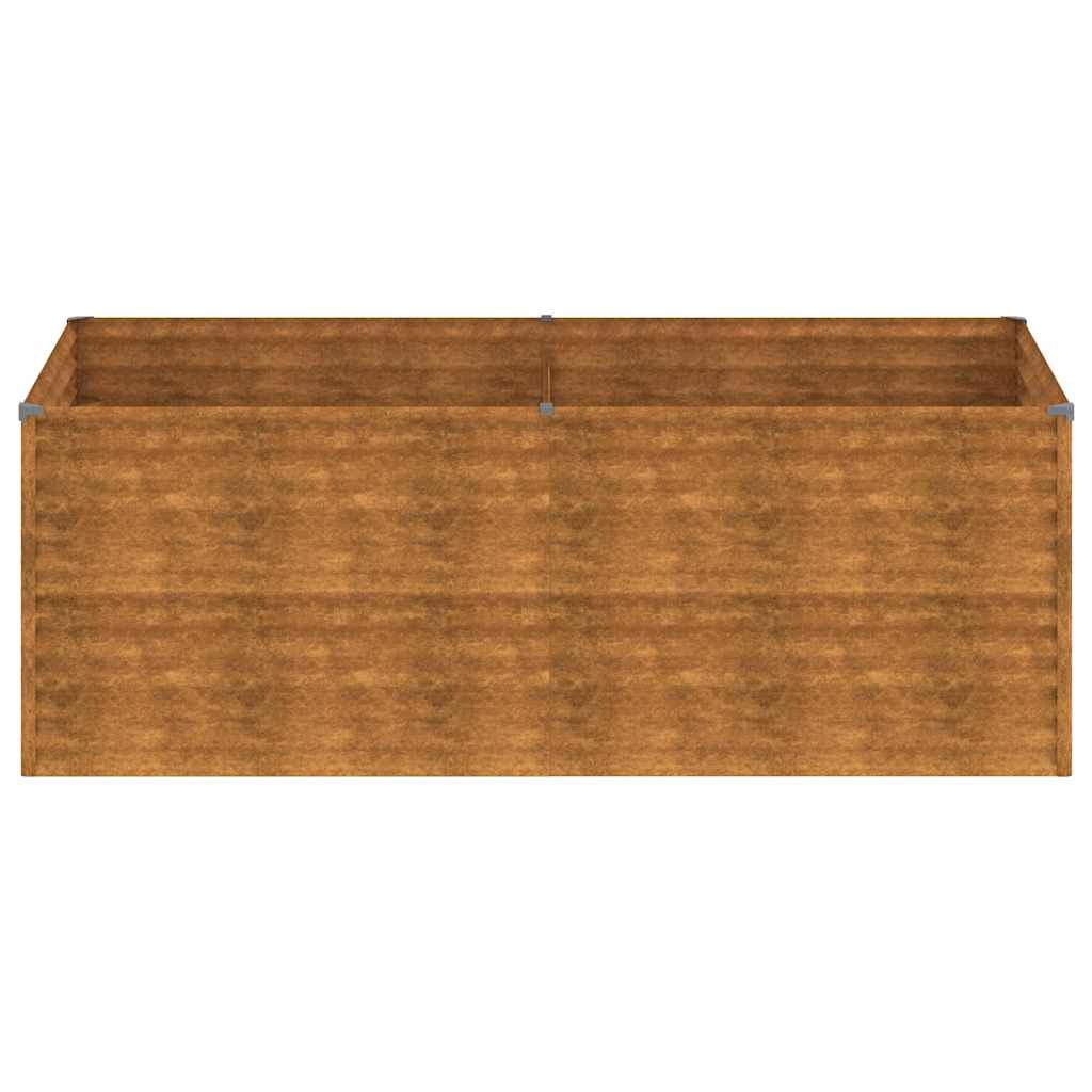 Garden Raised Bed 196x100x69 cm Corten Steel