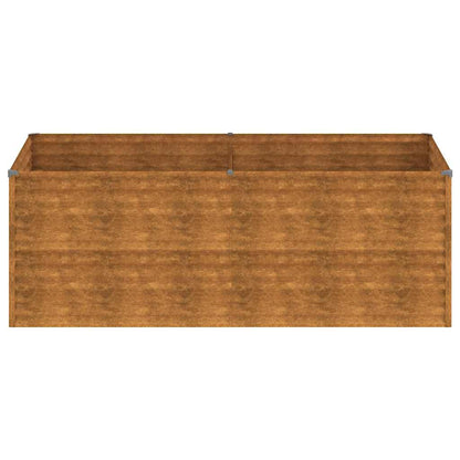 Garden Raised Bed 196x100x69 cm Corten Steel
