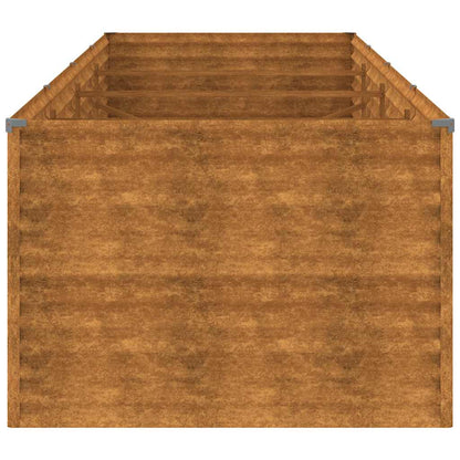 Garden Raised Bed 386x100x69 cm Corten Steel