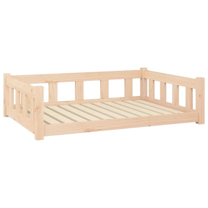 Dog Bed 105.5x75.5x28 cm Solid Wood Pine