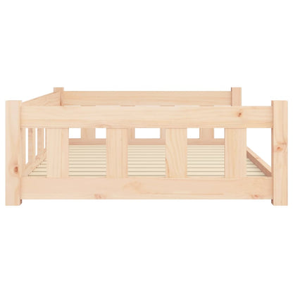 Dog Bed 105.5x75.5x28 cm Solid Wood Pine