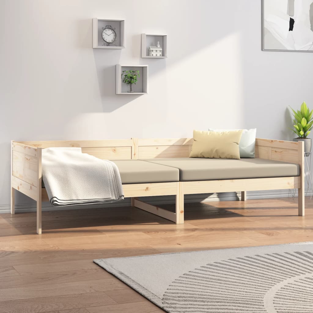 Day Bed without Mattress Solid Wood Pine 80x200 cm