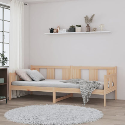 Day Bed without Mattress Solid Wood Pine 90x190 cm Single
