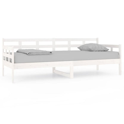 Day Bed without Mattress White Solid Wood Pine 80x200 cm