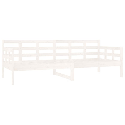 Day Bed without Mattress White Solid Wood Pine 80x200 cm