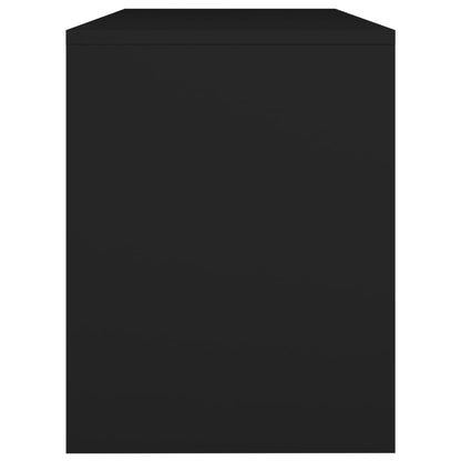 Dressing Stool Black 70x35x45 cm Engineered Wood