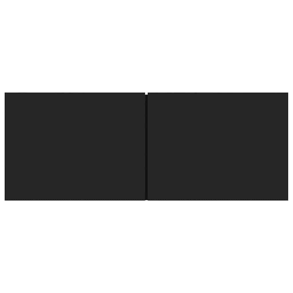 TV Cabinets 2 pcs Black 80x30x30 cm Engineered Wood
