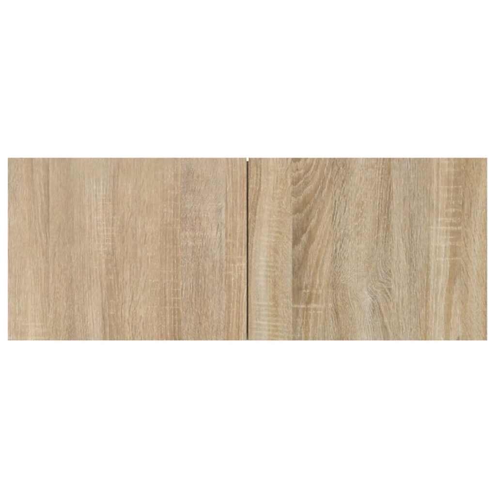 TV Cabinets 2 pcs Sonoma Oak 80x30x30 cm Engineered Wood