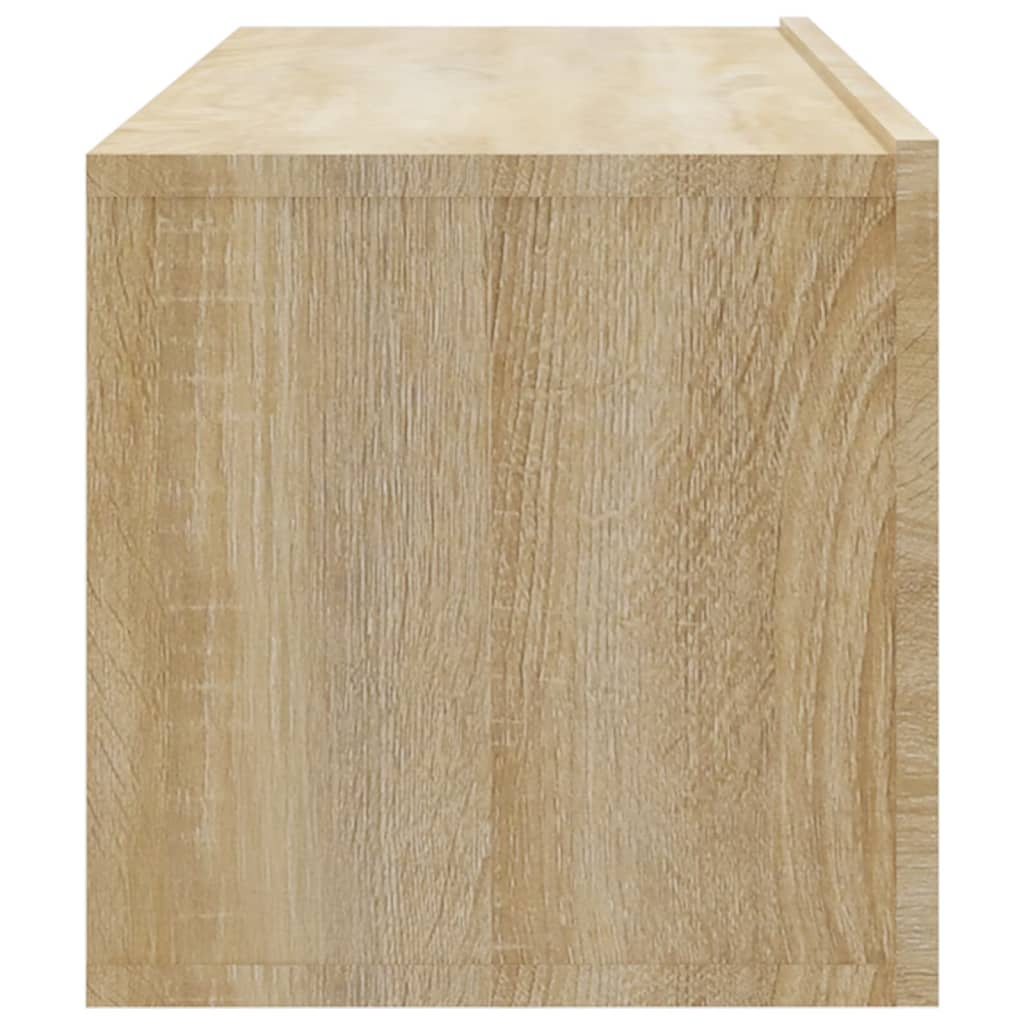 Wall TV Cabinets 2 pcs Sonoma Oak 100x30x30 cm Engineered Wood