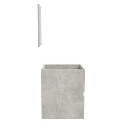 Bathroom Cabinet with Mirror Concrete Grey Engineered Wood