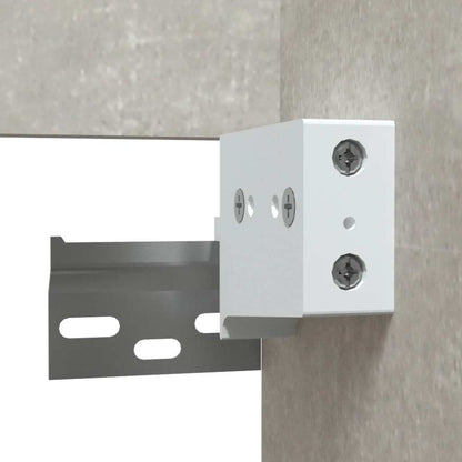 Bathroom Cabinet with Mirror Concrete Grey Engineered Wood