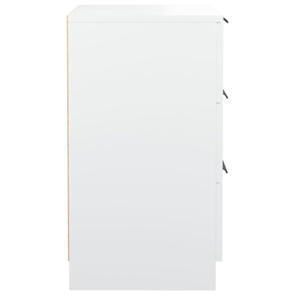 Bedside Cabinet White 40x36x65 cm