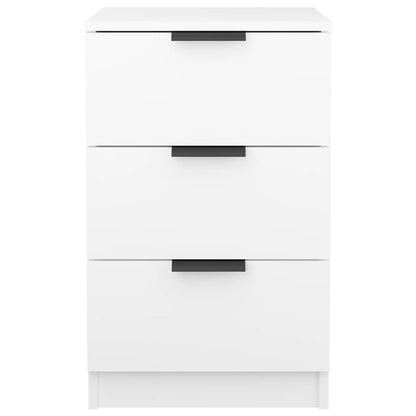 Bedside Cabinets 2 pcs White 40x36x65 cm