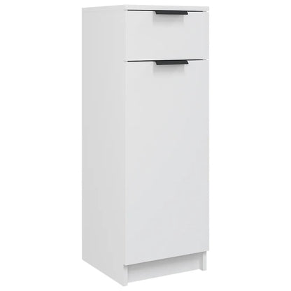 Bathroom Cabinet White 32x33.5x90 cm Engineered Wood