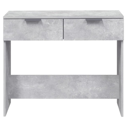 Console Table Concrete Grey 90x36x75 cm Engineered Wood