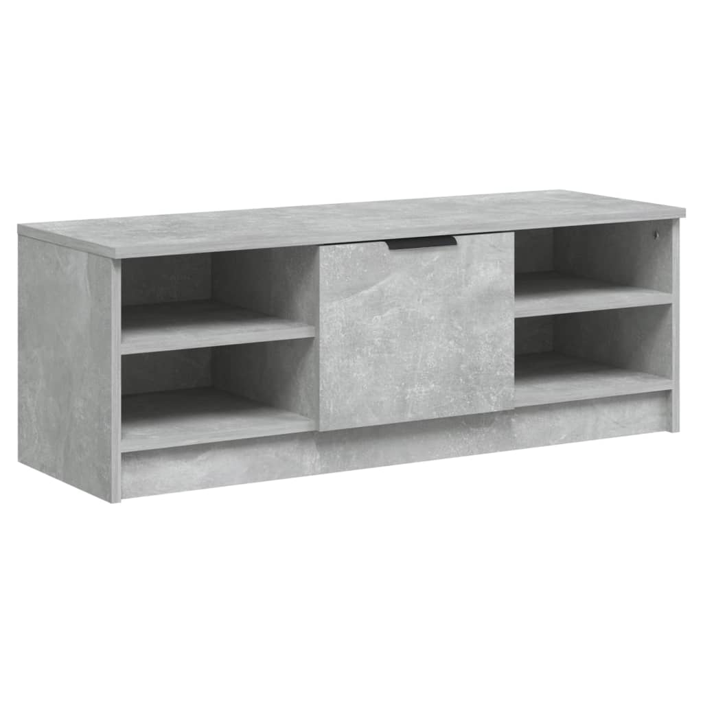 TV Cabinet Concrete Grey 102x35.5x36.5 cm Engineered Wood