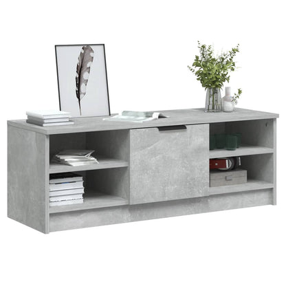 TV Cabinet Concrete Grey 102x35.5x36.5 cm Engineered Wood