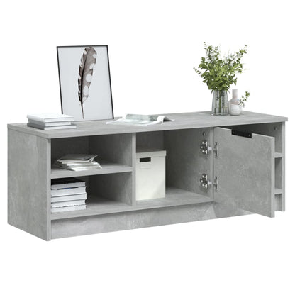 TV Cabinet Concrete Grey 102x35.5x36.5 cm Engineered Wood