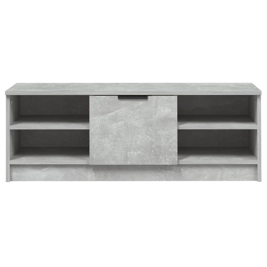 TV Cabinet Concrete Grey 102x35.5x36.5 cm Engineered Wood