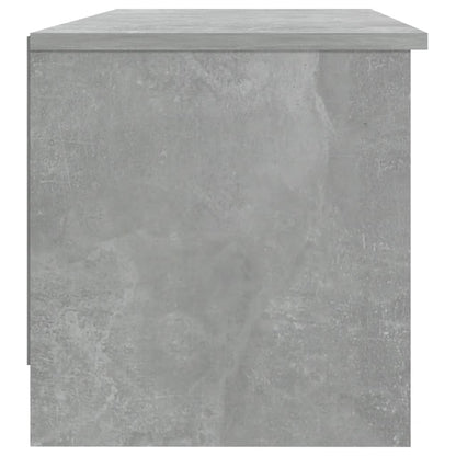 TV Cabinet Concrete Grey 102x35.5x36.5 cm Engineered Wood