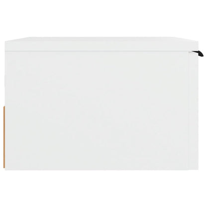 Wall-mounted Bedside Cabinet White 34x30x20 cm