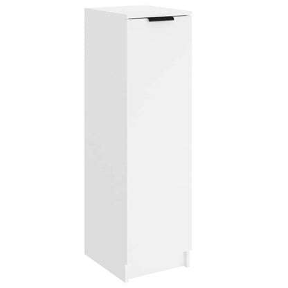 Shoe Cabinet White 30x35x100 cm Engineered Wood